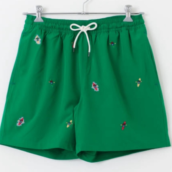 5.75" Kayak Printed Traveler Classic Swim Trunks - Size L - Picture 3 of 5